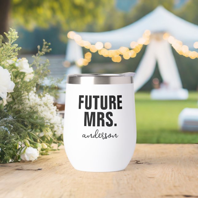 Futur personnalisé Mme Nom Mariage (Extérieur)