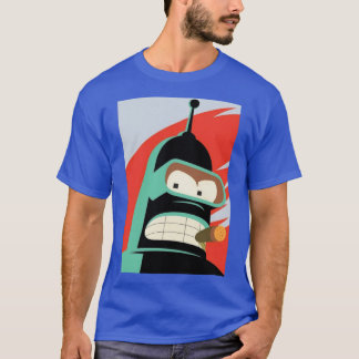 Futurama Bender Art friends T-Shirt