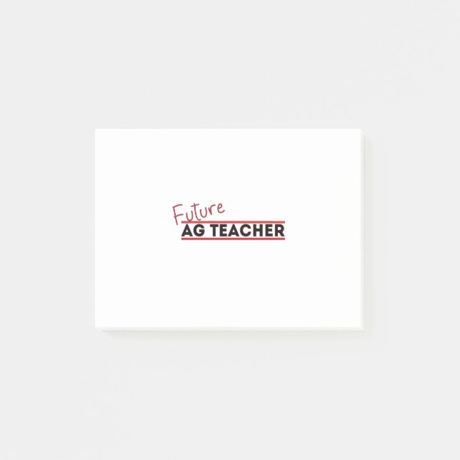 Future Ag Teacher Post-it Notes (Front)