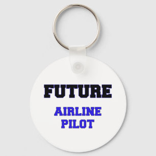Future Airline Pilot Keychain