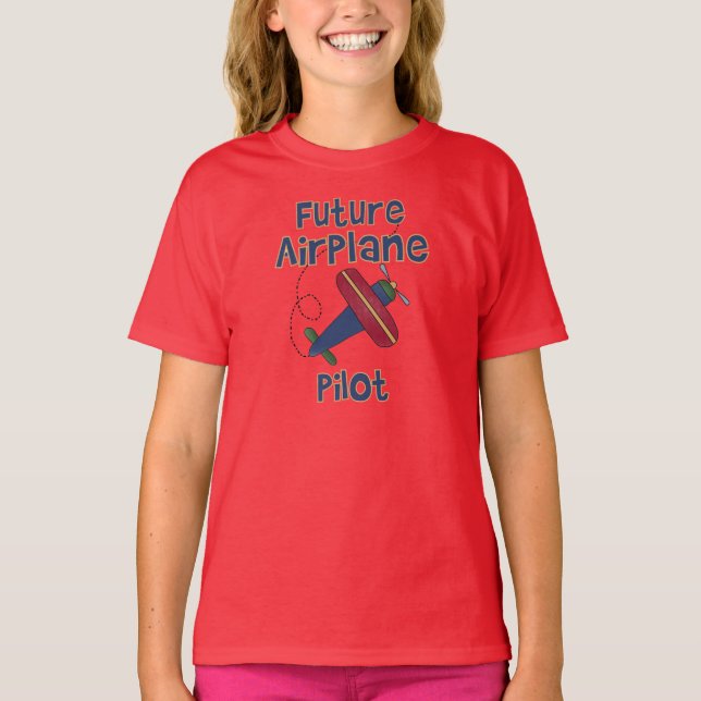 Future Airplane Pilot T-Shirt (Front)