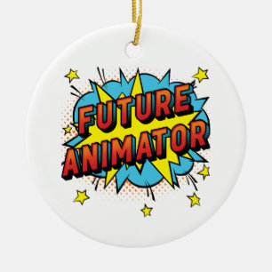 Future Animator Animation Motion Graphics Ceramic Ornament