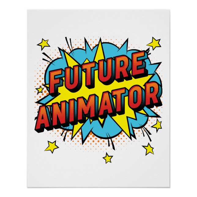 Future Animator Animation Motion Graphics Poster (Front)