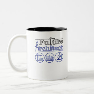 Future Architect Architecture Two-Tone Coffee Mug