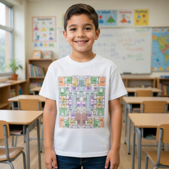 Future Architect Blueprint Kid's T-Shirt (Creator Uploaded)