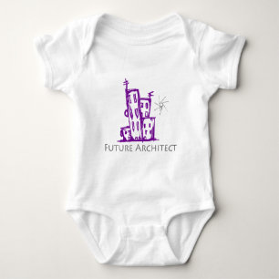 Future Architect Cute Design! Baby Bodysuit