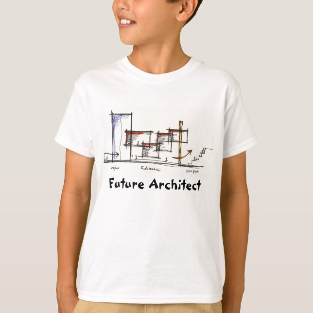 future architect kid's T-Shirt (Front)