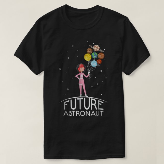 Future Astronaut Space Kid Design T-Shirt (Design Front)