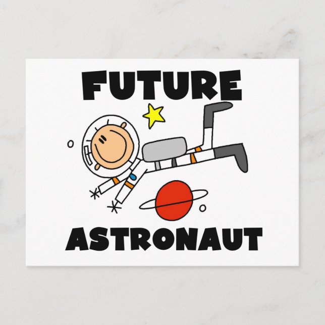 Future Astronaut T-shirts and Gifts Postcard (Front)