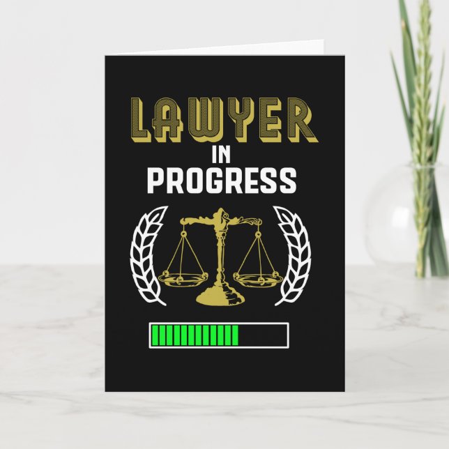 Future Attorney Future Lawyer Card (Front)