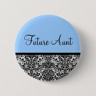 Future Aunt 2 Inch Round Button