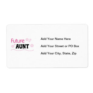 Future Aunt Black and Pink T-shirts and Gifts