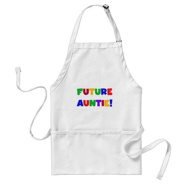 Future Auntie-Primary Colours Tshirts and Gifts Standard Apron (Front)