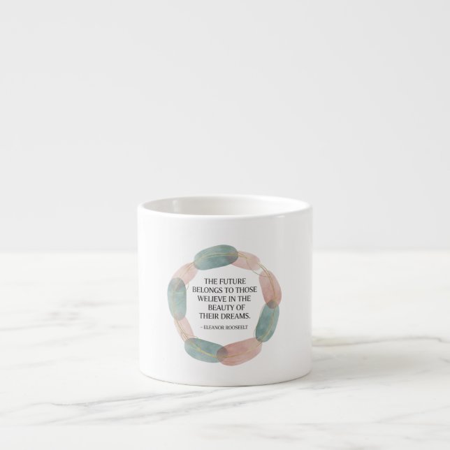 Future Belongs Espresso Cup (Front)