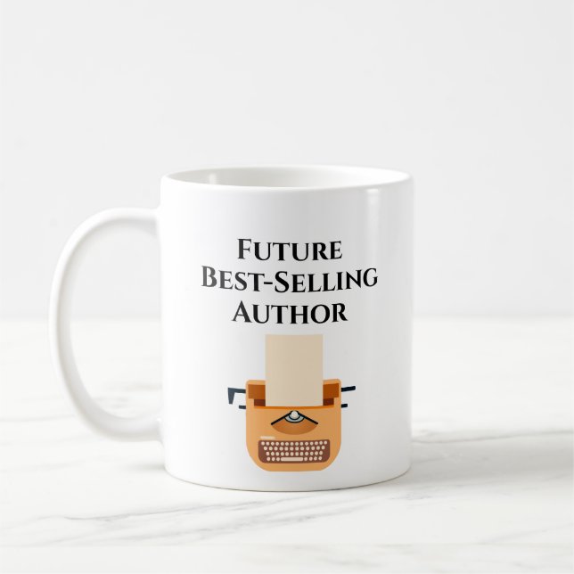 Future Best-Selling Author Personalized Mug (Left)