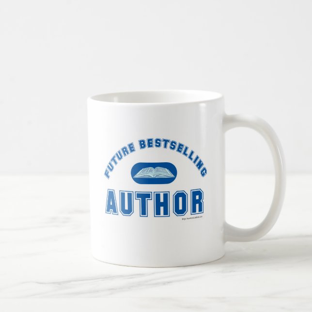 Future Bestseller Author Power Slogan Coffee Mug (Right)