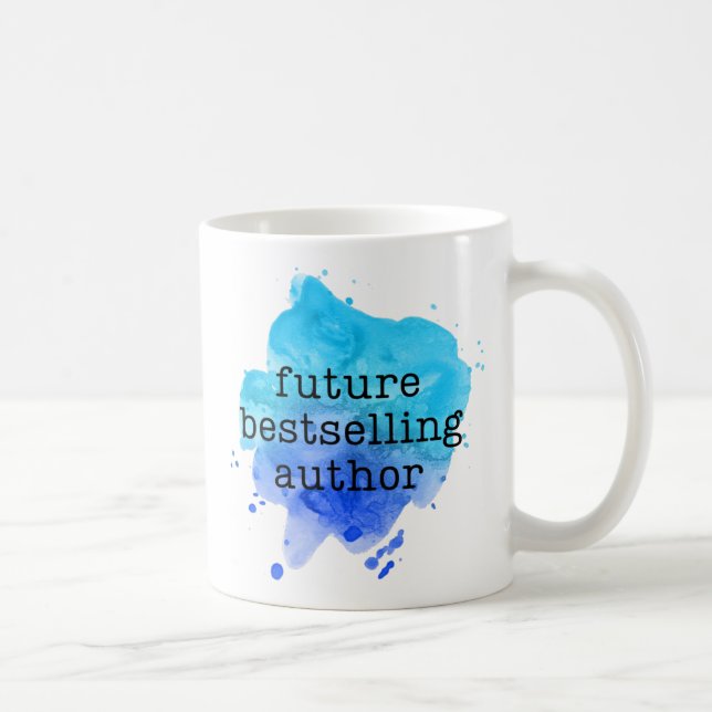Future Bestselling Author Watercolor Mug (Right)