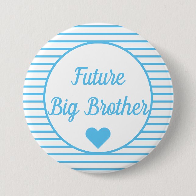 Future Big Brother Baby Shower Button (Front)