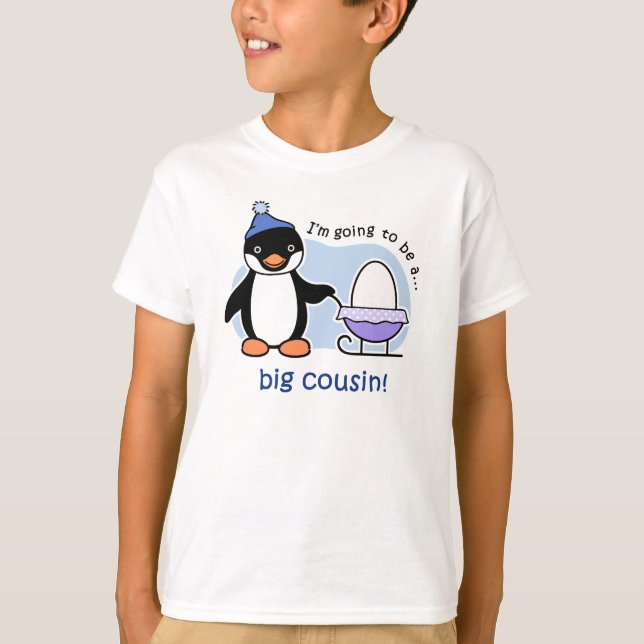 Future Big Cousin Penguin announcement t-shirts (Front)