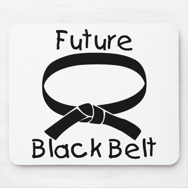 Future Black Belt Mouse Pad (Front)