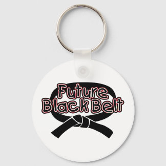 Future Black Belt (red) Keychain