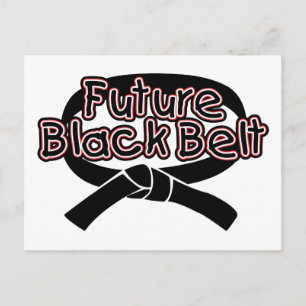 Future Black Belt  (red) Postcard