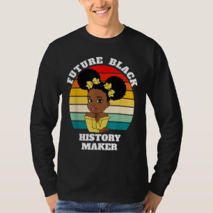 Future Black History Maker Juneteenth HBCU Afro Gi T-Shirt