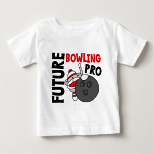 Future Bowling Pro Sock Monkey Baby T-Shirt