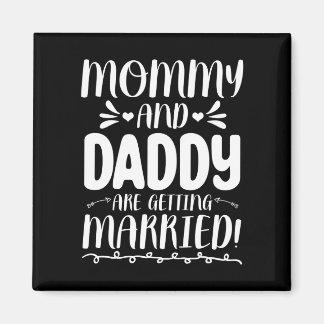 Future bride and groom mom and dad are getting magnet