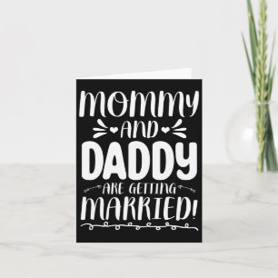 Future Bride And Groom Mom And Dad Are Getting Mar Card