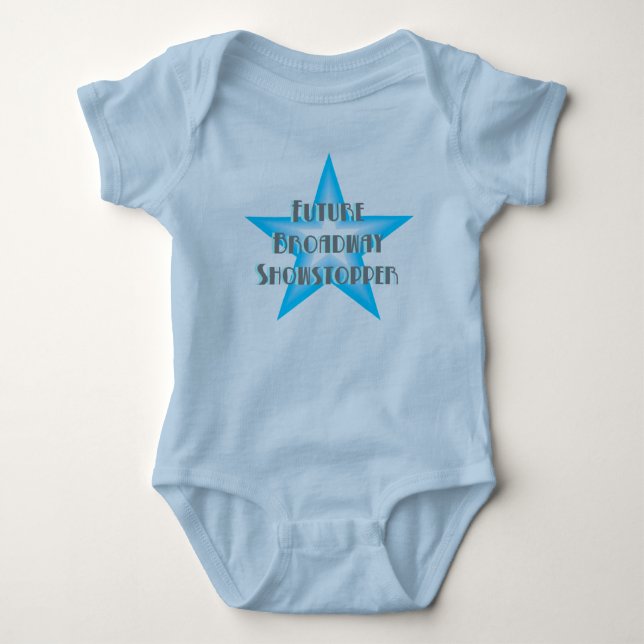 Future Broadway Showstopper (Blue Baby Bodysuit (Front)