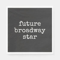 Future Broadway Star Inspiring Actor Design Black 