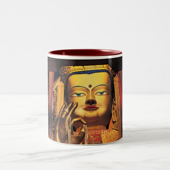 Future Buddah mug red/white (Center)