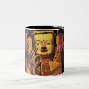 Future Buddha mug black/white