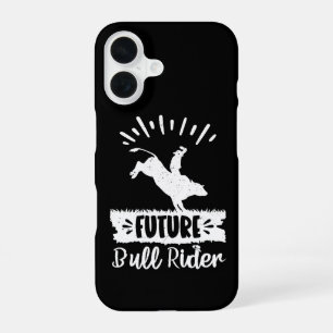 Future Bull Rider Bull Riding Rodeo Gifts Ideas iPhone 16 Case