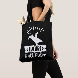 Future Bull Rider Bull Riding Rodeo Gifts Ideas Tote Bag