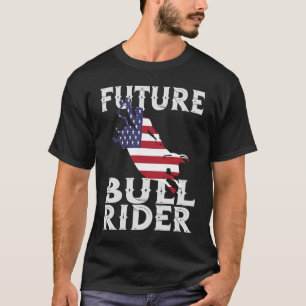 Future Bull Rider Rodeo Bull Riding Mechanical Boy T-Shirt