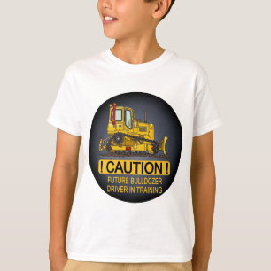 Future Bulldozer Dozer Driver Kids T-Shirt