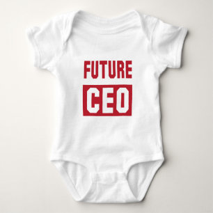 Future CEO Chief Executive Officer Businessman Baby Bodysuit