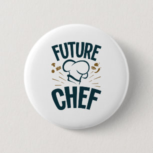 Future Chef Cooking Lover Culinary School 2 Inch Round Button