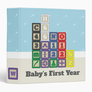 Future Chemist's Blocks 3-Ring Binder