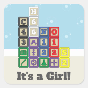 Future Chemist's Blocks Announcement Sticker