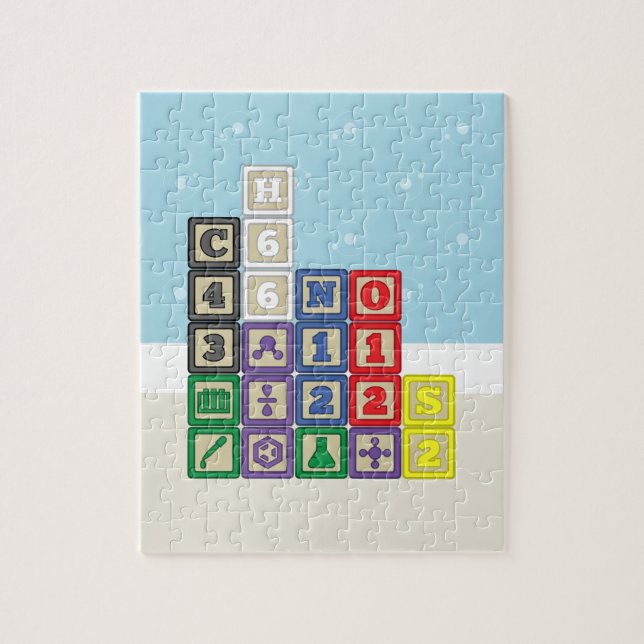 Future Chemist's Blocks Puzzle (Vertical)