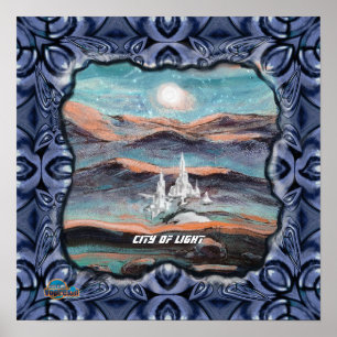 Future City of Light Poster