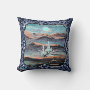 Future City of Light Throw Pillow
