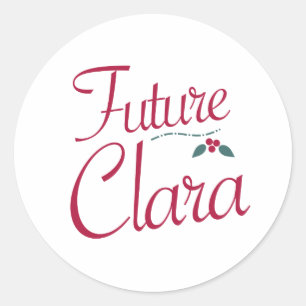Future Clara Nutcracker Classic Round Sticker