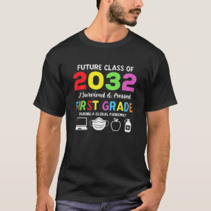 Future Class 2032 First Grade Teacher Back To Scho T-Shirt