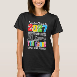 Future Class Of 2027 I School Graduation I Seventh T-Shirt