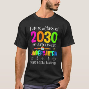 Future Class Of 2030 I Survived Third Grade Back T T-Shirt