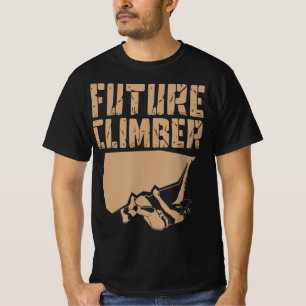 Future Climber Rock Climber Mountaineer Climbing T-Shirt